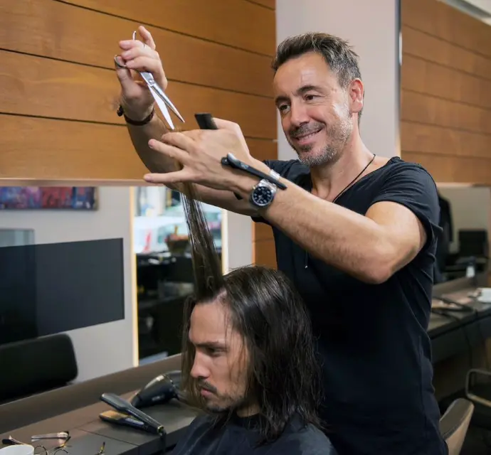 Kevin & Afrim bei der Arbeit